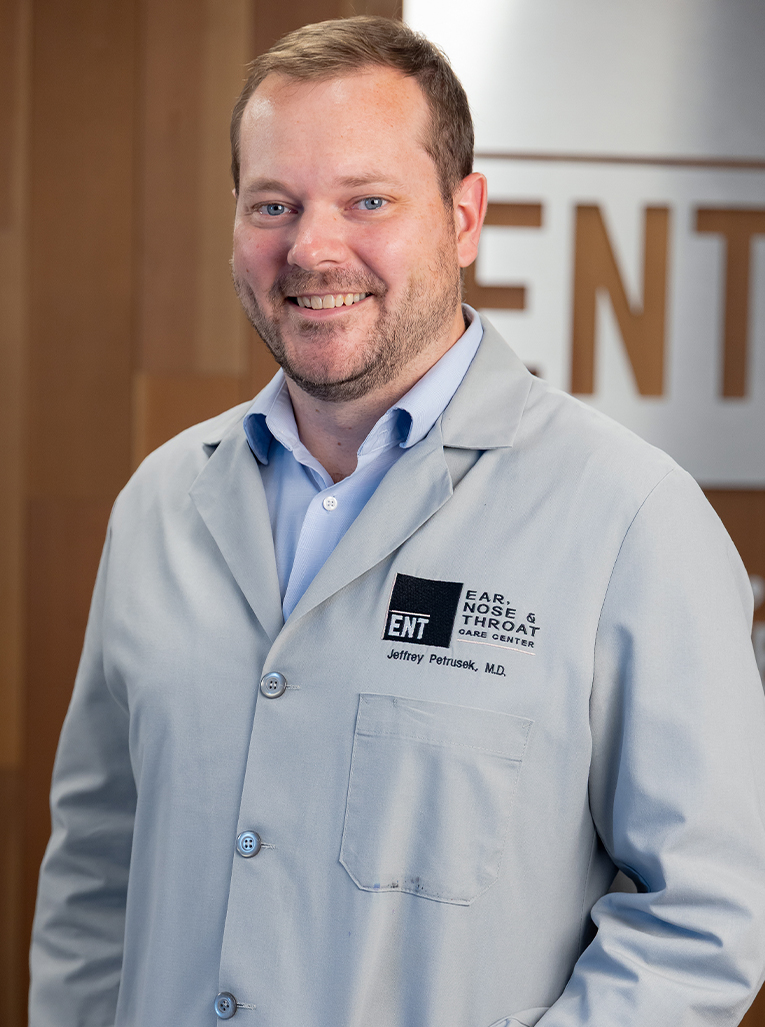Dr. Jeffrey Petrusek is a board-certified ear, nose & throat specialist at ENTCC in Barrington, IL, treating adults & children for sinus, sleep, hearing, allergies.